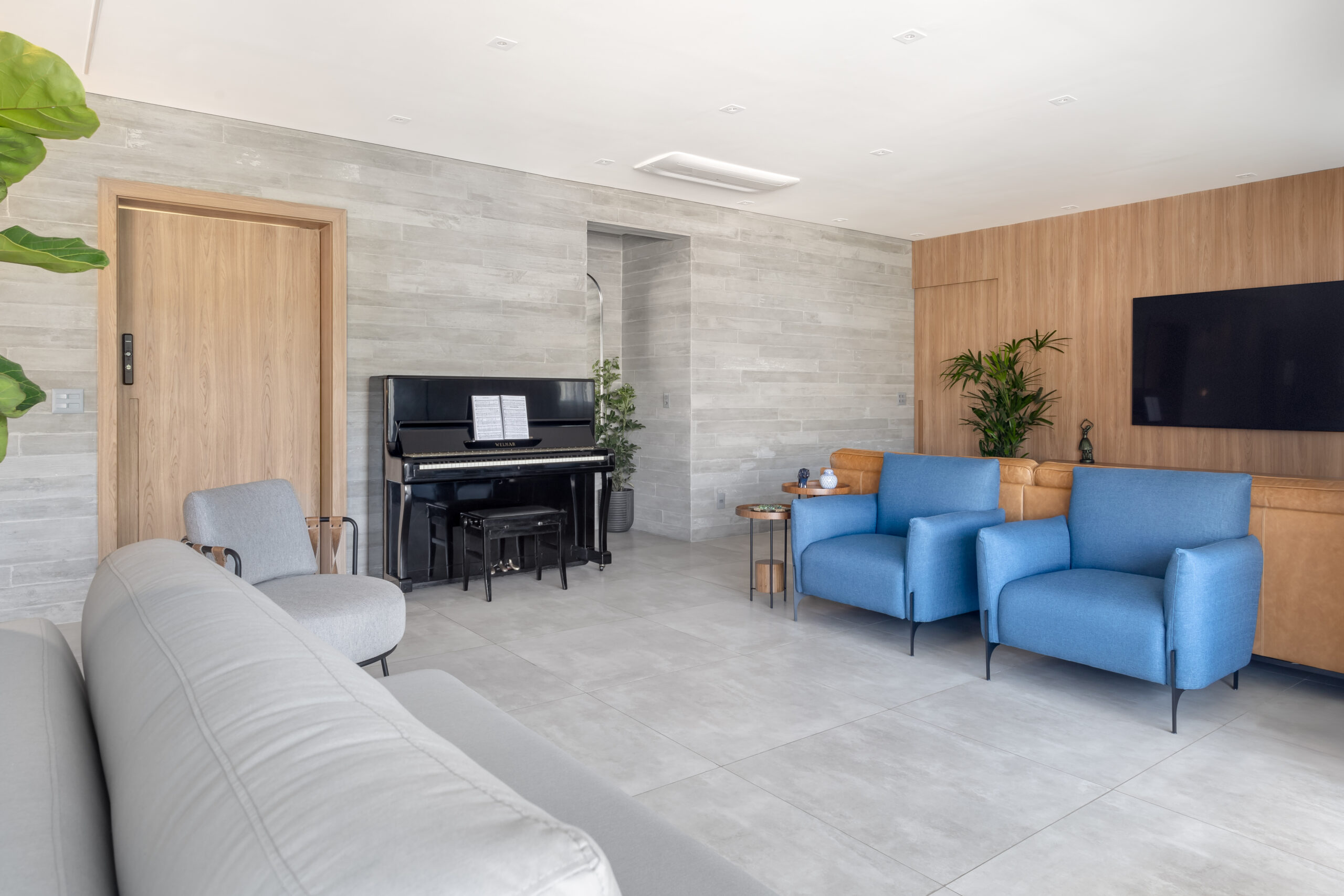 Apartamento Minimalista - Blomarq Sob Medida - Arquitetura e Loja de Móveis Planejados